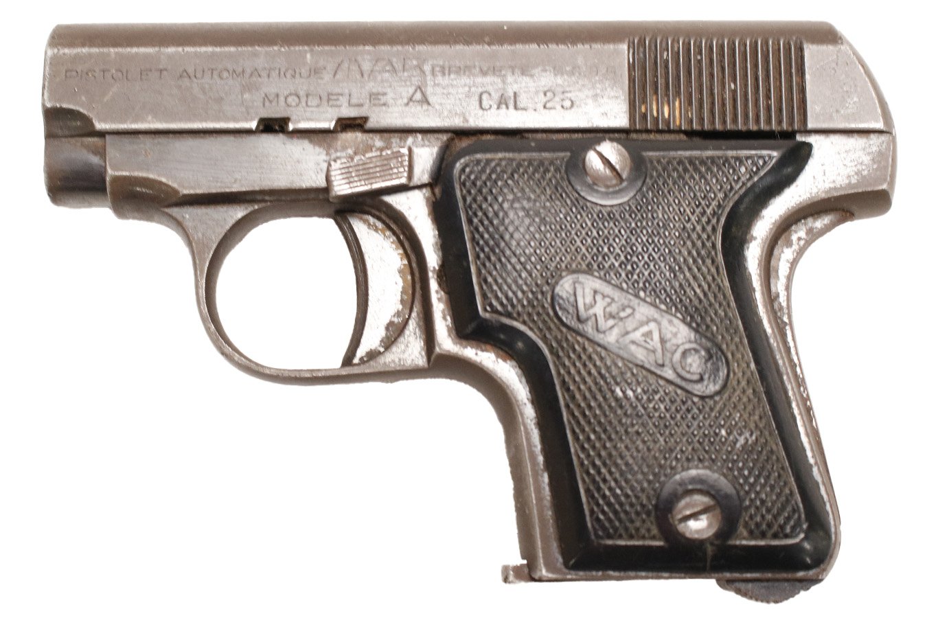 MAB BREVETE Model A 25 ACP Police Trade-in Pistol